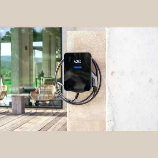 Punto de Recarga V2C Trydan 7,4kW - Monofásico con Cable Tipo 2