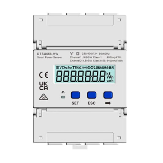 Huawei DTSU666-HW/YDS60-80 | Medidor Trifásico Preciso para Autoconsumo Solar