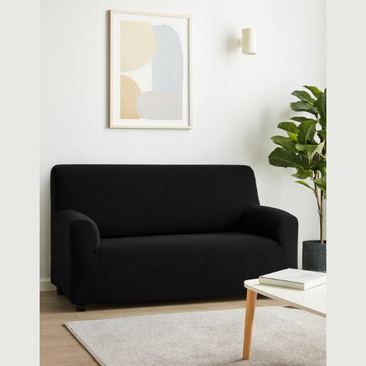 Funda Sofá Hosteline OLIMPO Negra 2 Plazas