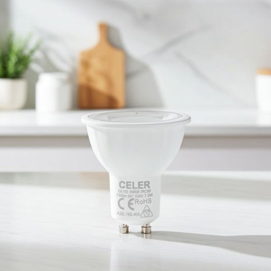 Bombilla LED GU10 Celer Neospot Regulable Alta Eficiencia Iluminación Decorativa