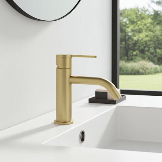 Grifo Monomando Nexus Oro Cepillado 70mm - TU ULTIMO CLIC