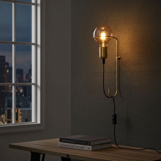 Aplique de Pared Brisbane Oro - Estilo Moderno E27 - TU ULTIMO CLIC