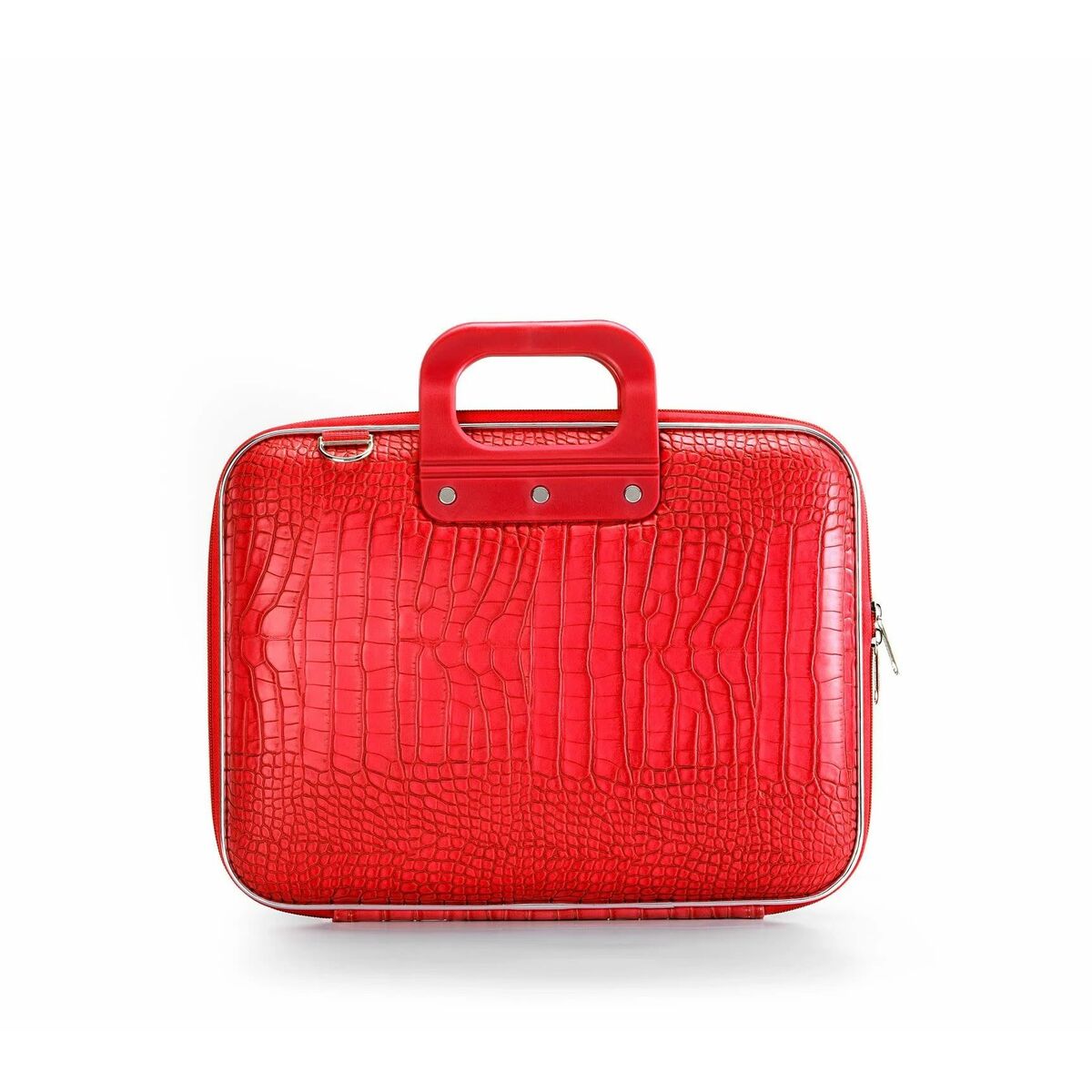 Maletín Bombata Rojo 15" - Piel Sintética Unisex con Cremallera