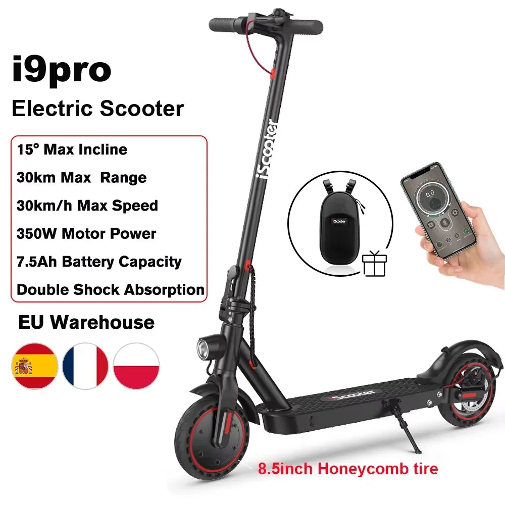 Patinete Eléctrico IScooter i9 - Motor 350W y 30km de Autonomía