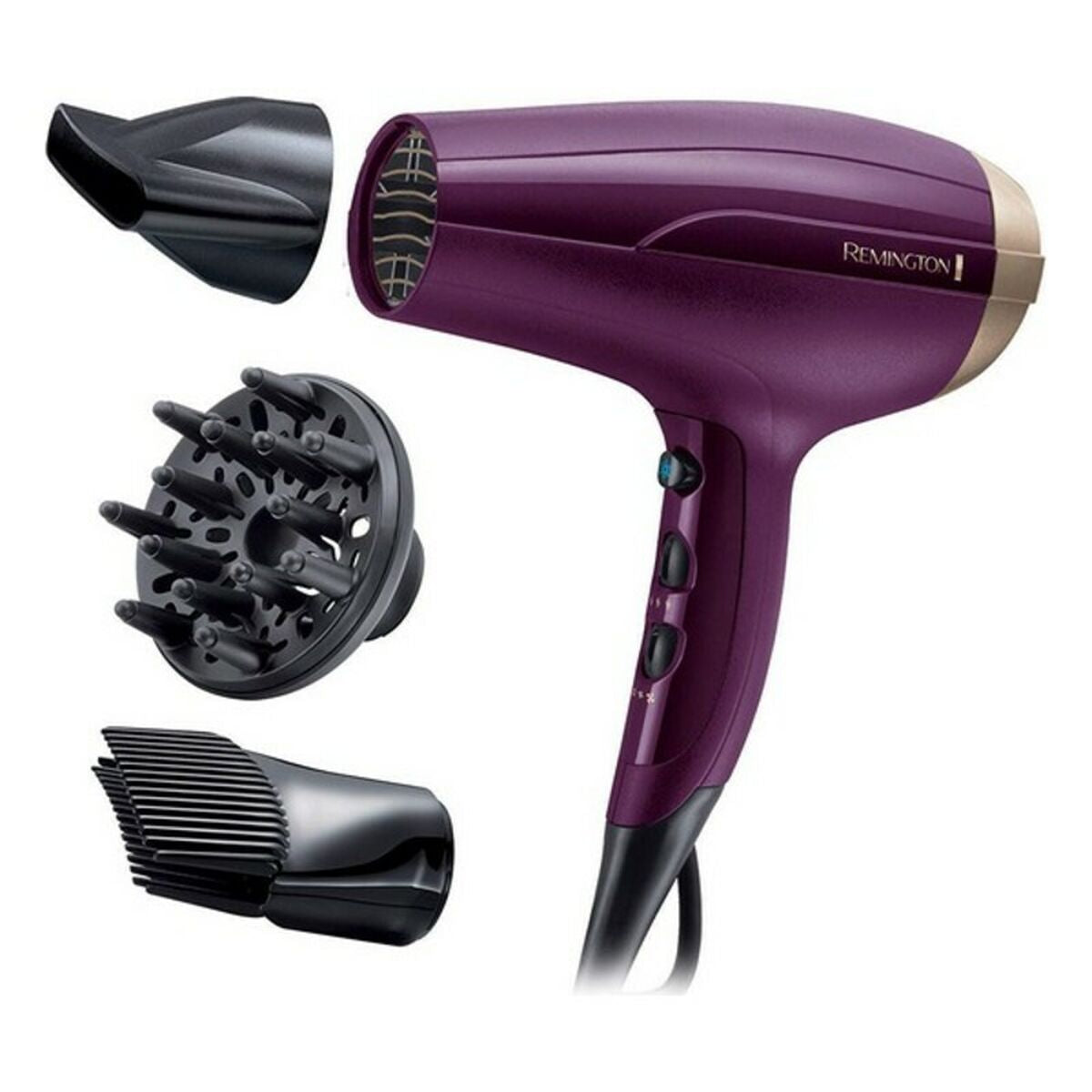 Secador Remington Your Style 2300W - Potencia Profesional con Función Iónica y Difusor