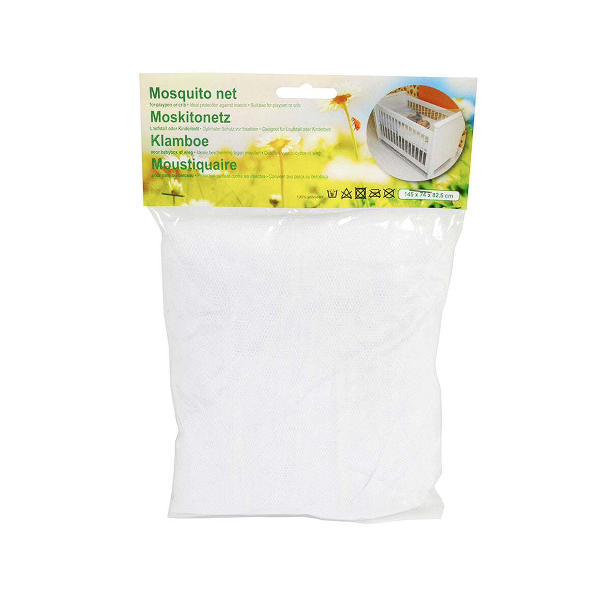 Mosquitera de Cuna Lifetime Blanca Protección Segura y Descanso Tranquilo para Bebés