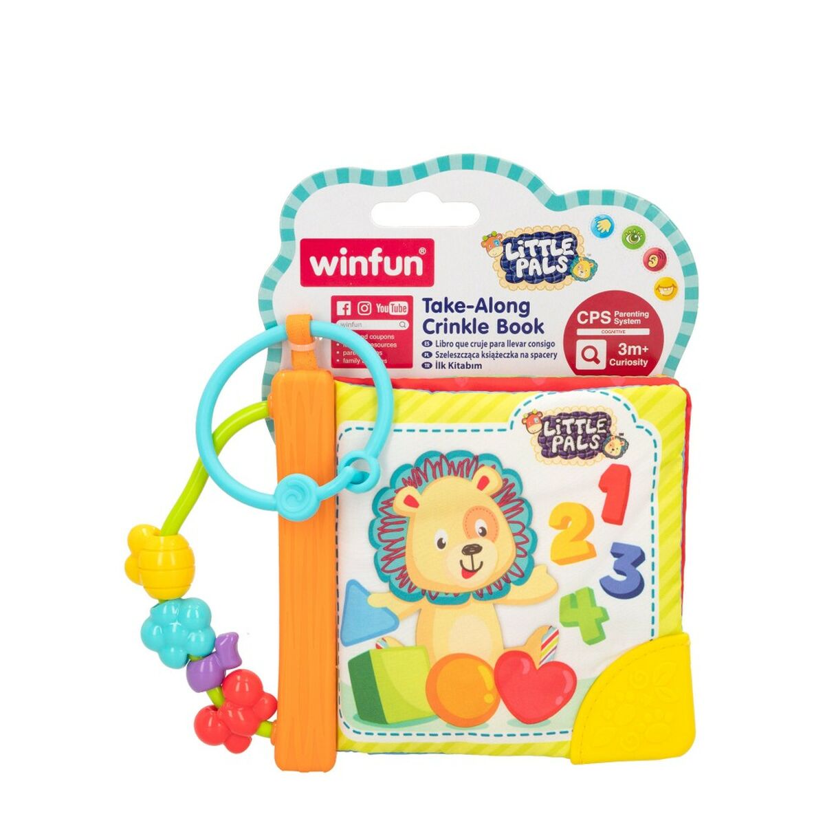 Libro Interactivo Infantil Winfun Little Pals Set 12 Unidades Educativas +3 Meses