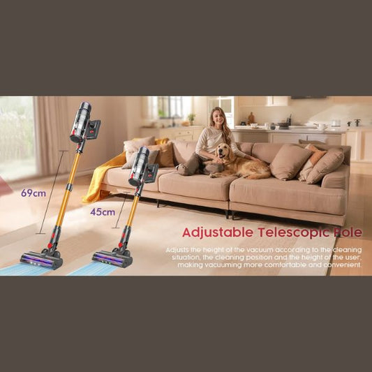 Aspiradora Portátil Armo V22 - 55kPa 600W Inalámbrica 6 en 1 con Pantalla LED