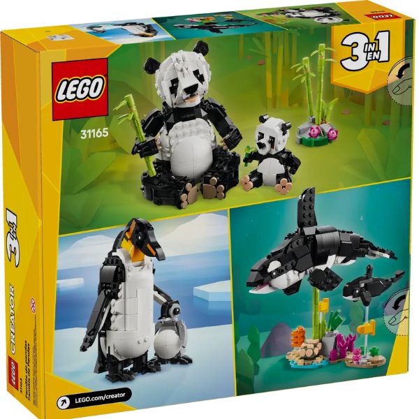 LEGO Creator 31165 Familia de Pandas 3 en 1 - TU ULTIMO CLIC