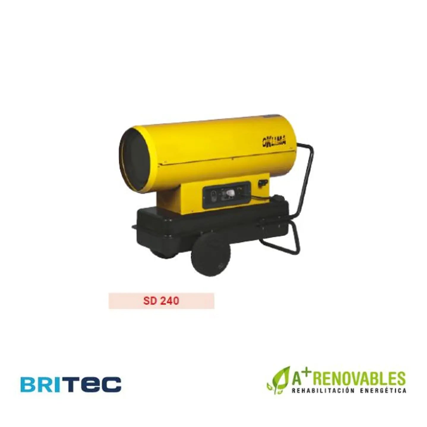 BRITEC OKLIMA SD | Cañón de Gasoil de Combustión Directa para Calefacción Industrial