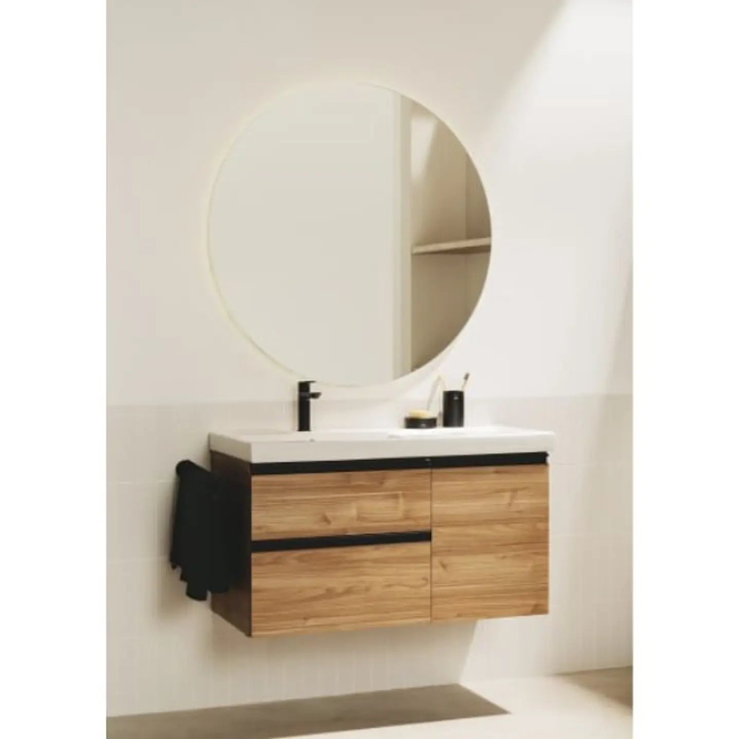 Jabonera Cromada de Encimera GAMA HOTELS ROUND | Diseño Metálico Minimalista para Baño