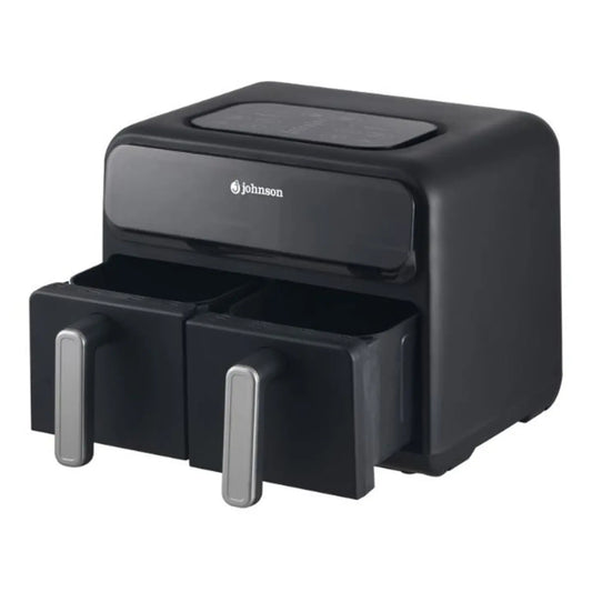 Freidora de Aire Johnson 8L  Doble Cesta Independiente 2400W con Control Táctil