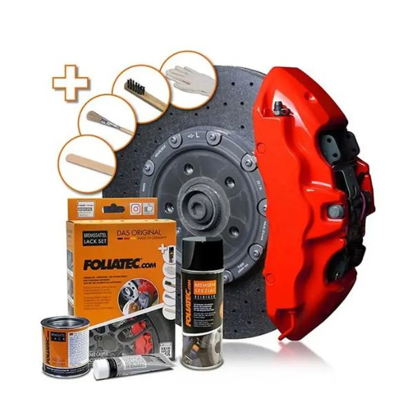 Set de Pintura Foliatec FO2194 Rojo para Pinzas de Freno - Kit Completo Profesional - TU ULTIMO CLIC