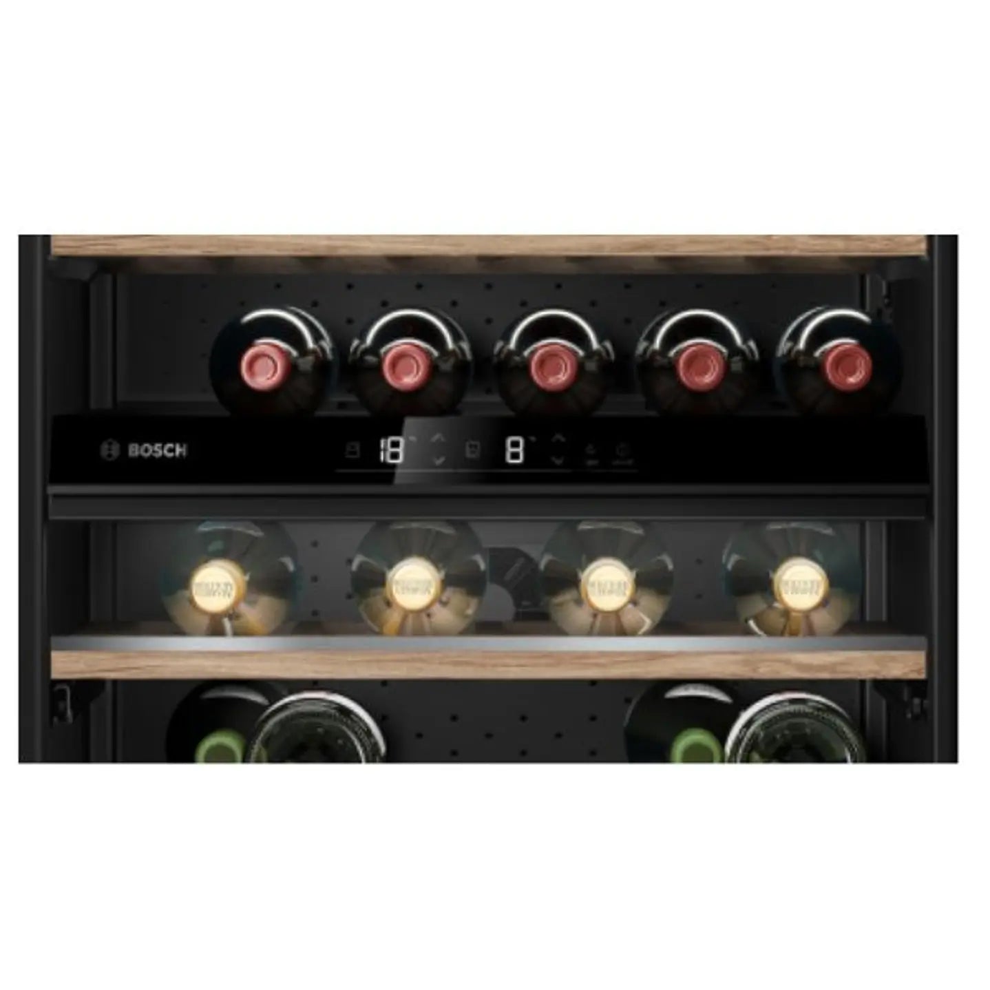 Vinoteca Bosch KUW21AHG0 | 44 Botellas con Doble Zona y Filtro UV