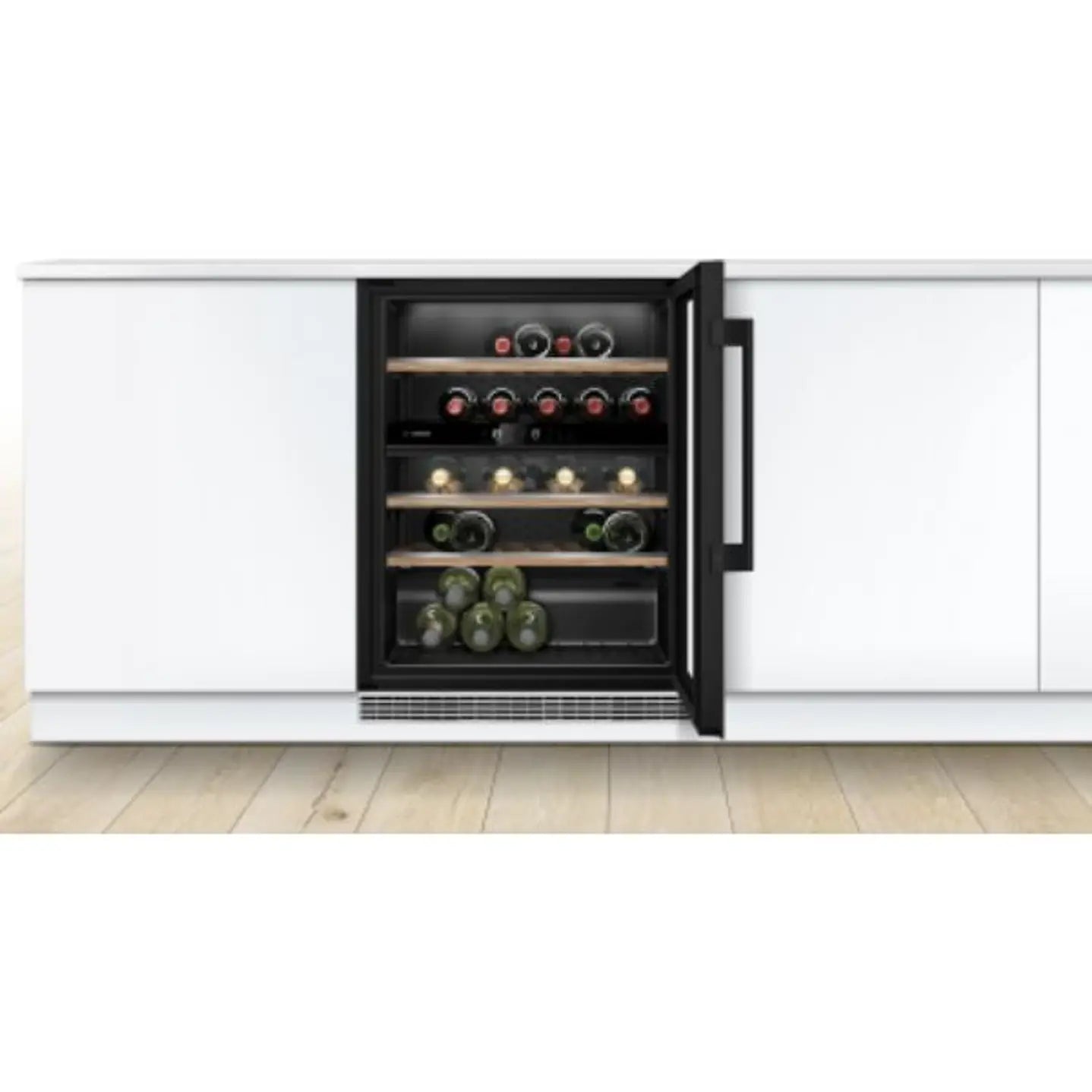 Vinoteca Bosch KUW21AHG0 | 44 Botellas con Doble Zona y Filtro UV