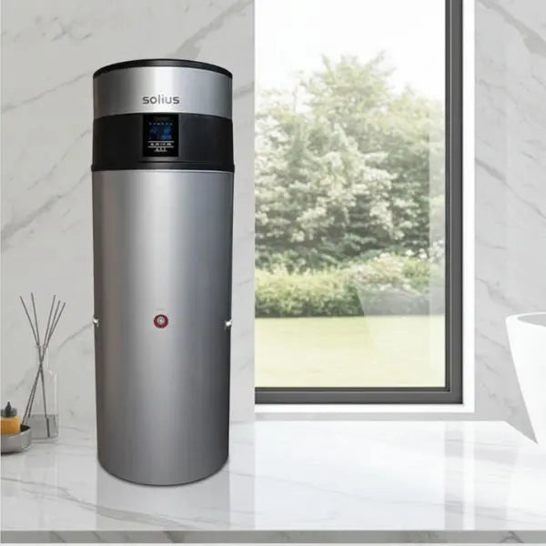 SOLIUS ECOTANK SILVER | Bomba de Calor ACS Inoxidable 200L, 300L, 500L - TU ULTIMO CLIC