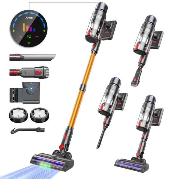 Aspiradora Portátil Armo V22 - 55kPa 600W Inalámbrica 6 en 1 con Pantalla LED