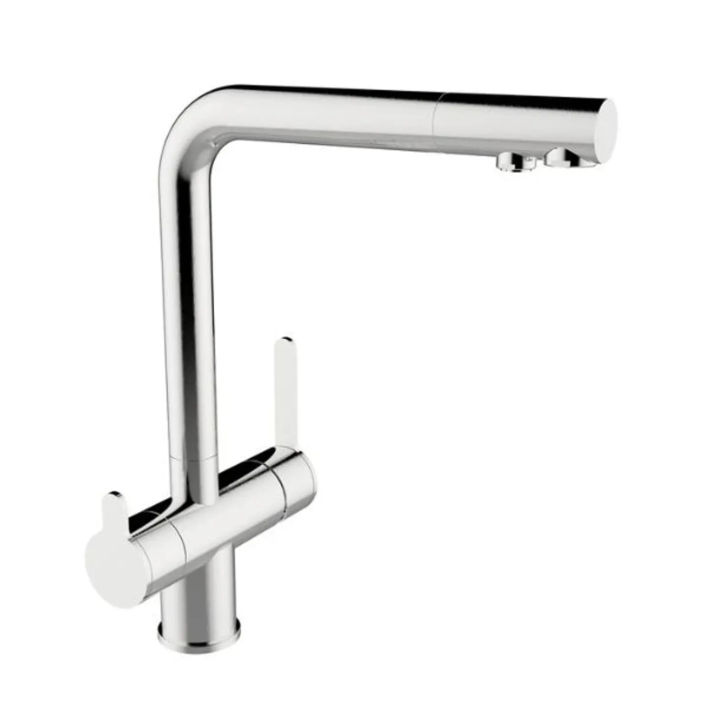 Grifo Cocina 3 Vías Nexus Extraíble | Acero Inoxidable y Compatible con Ósmosis