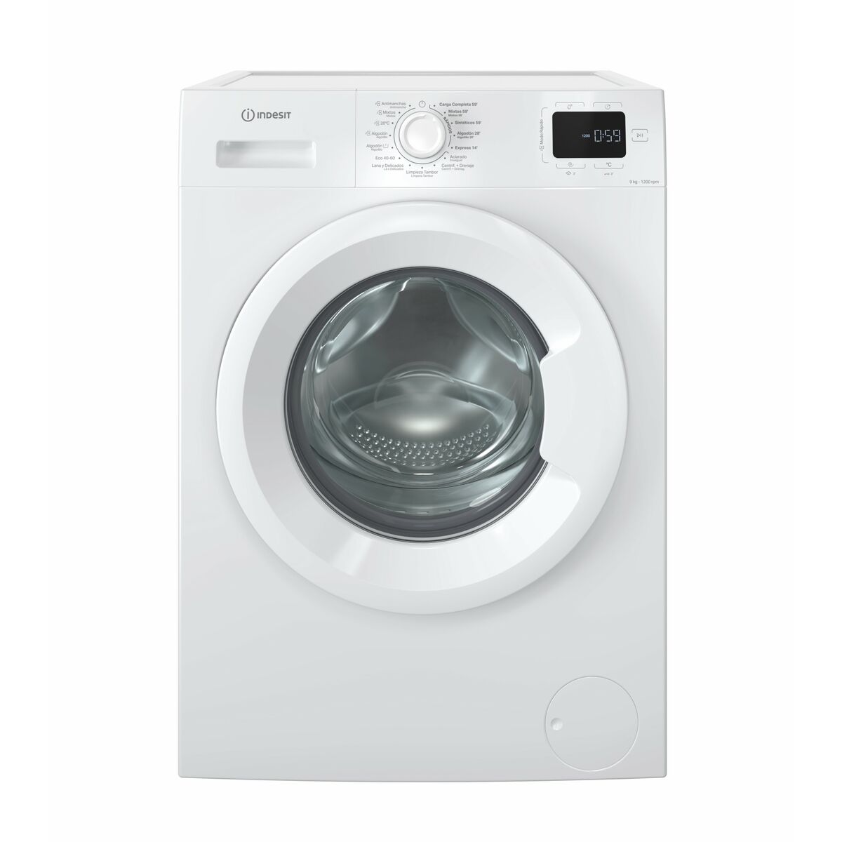 Lavadora Indesit IM962TIMESPT 9kg 1200rpm - Clase A con Función Steam y Modo Rápido - TU-ULTIMO-CLIC
