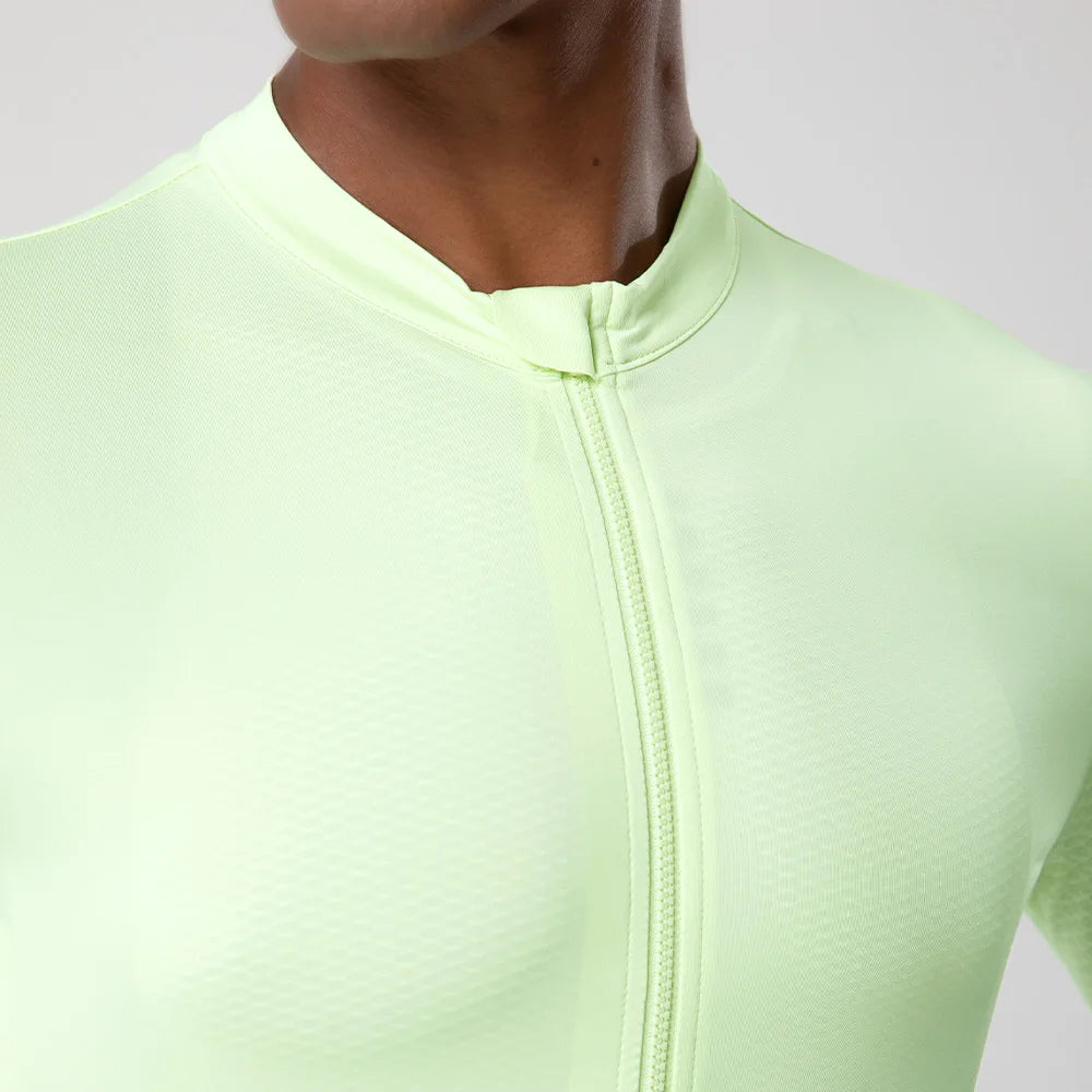 Camiseta Ciclismo Hombre YKYWBIKE  Maillot Profesional con Bolsillos y Reflectantes