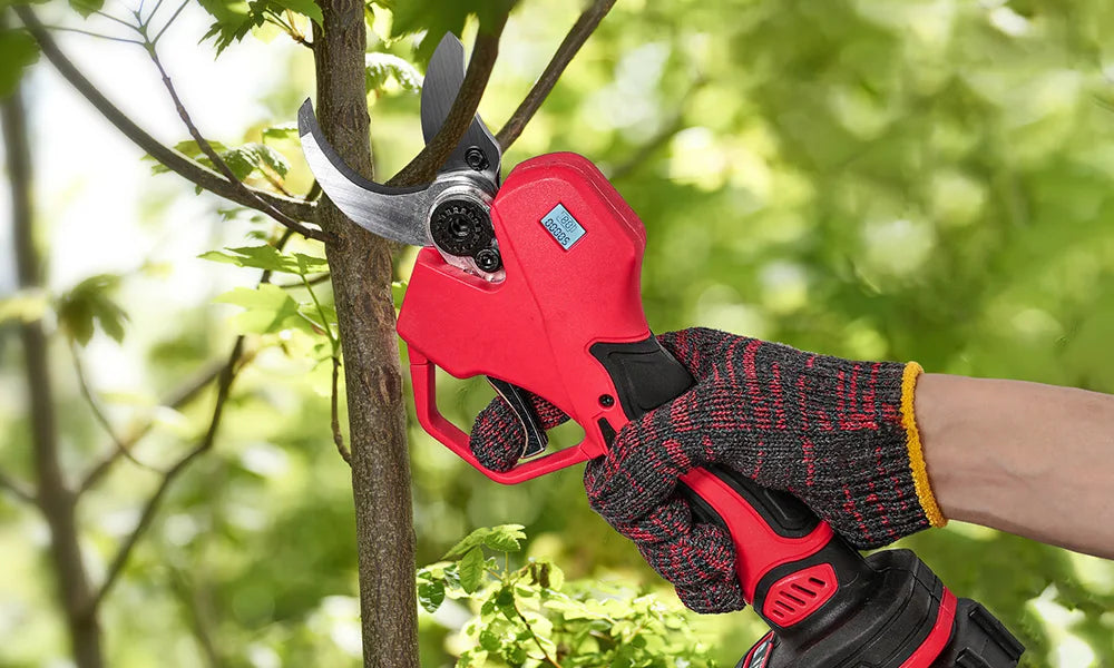 Tijeras Eléctricas de Podar  Sin Escobillas 21V Corte Preciso 5cm