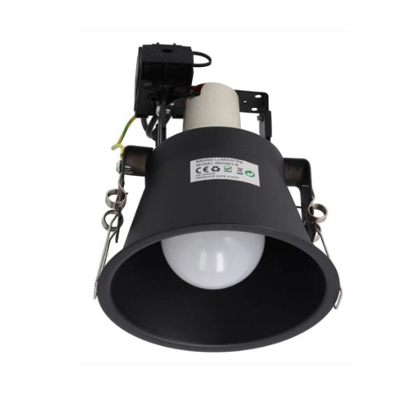 Downlight E27 Negro - Sustituto Halógenas con Alta Eficiencia
