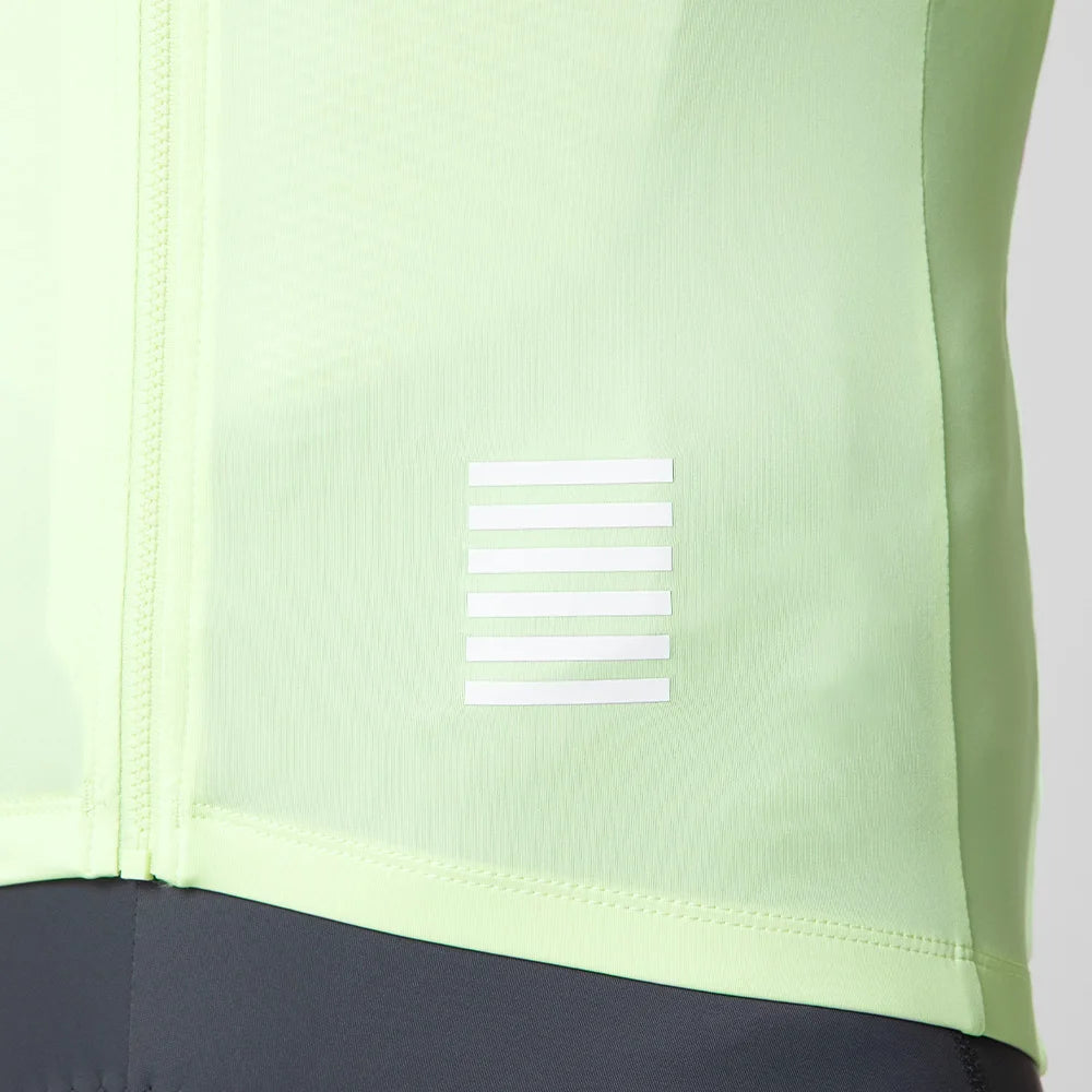 Camiseta Ciclismo Hombre YKYWBIKE  Maillot Profesional con Bolsillos y Reflectantes