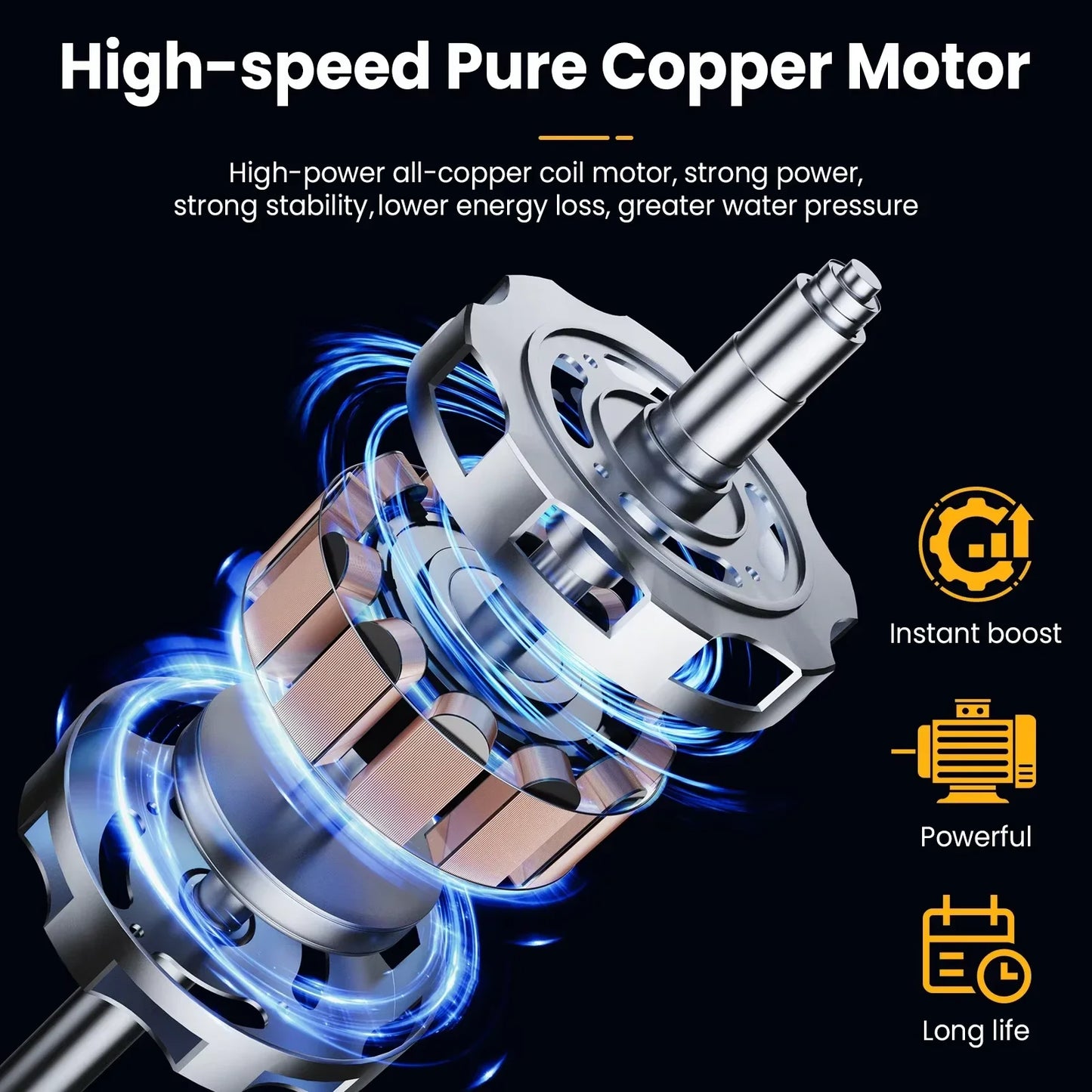 Pistola de Agua Alta Presión Inalámbrica - Compatible Batería Makita 18V