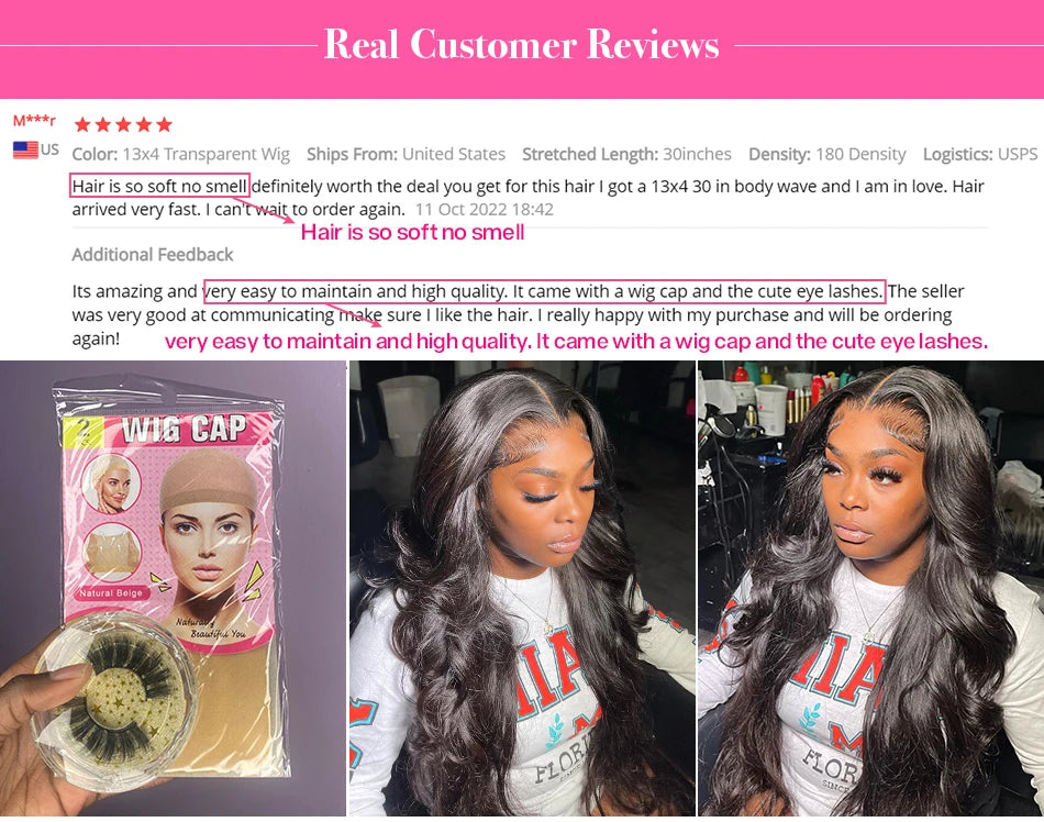 Peluca Cynosure HD 13x4 Encaje Transparente - Cabello Humano Ondulado