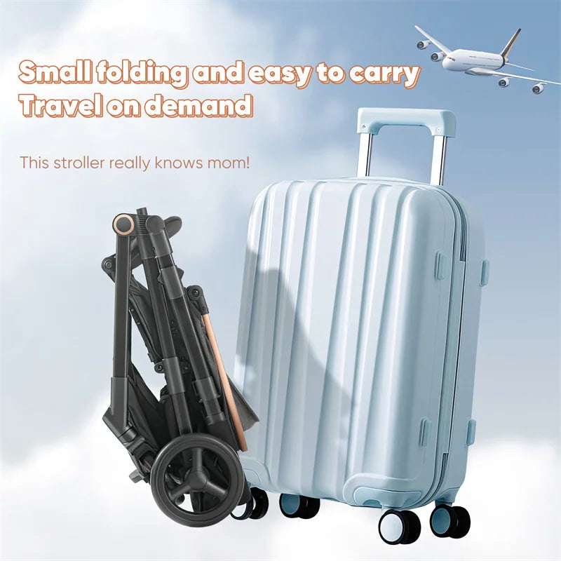 Cochecito de Bebé Seeiswork  Plegable Bidireccional con Amortiguación SUV