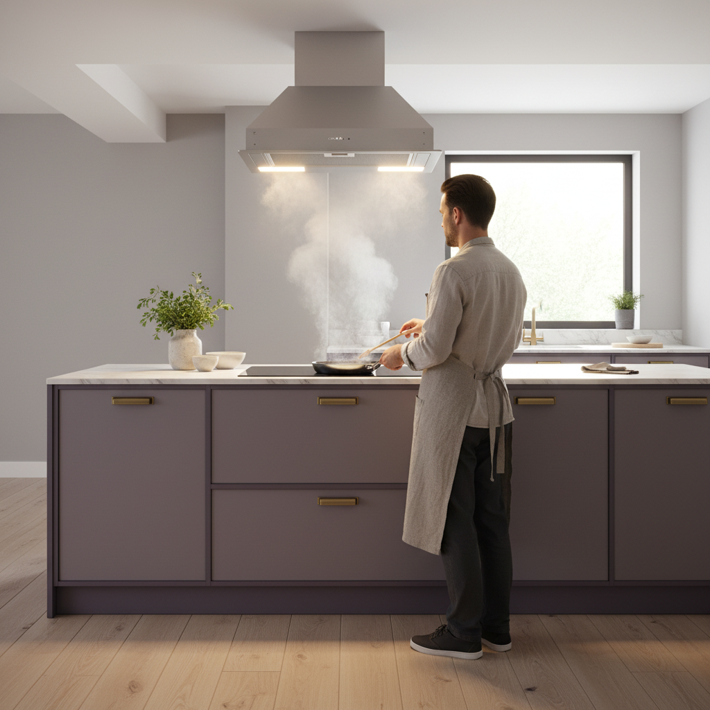 Hotte aspirante Johnson VAYU52 | Acier inoxydable et 3 vitesses d'extraction