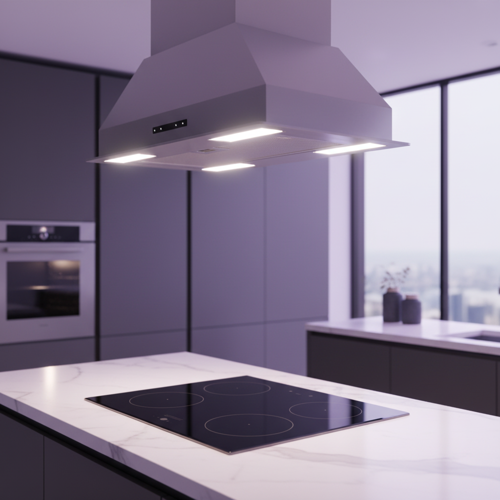 Hotte aspirante Johnson VAYU52 | Acier inoxydable et 3 vitesses d'extraction