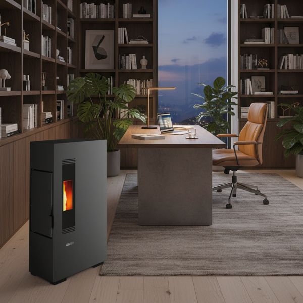 Estufa de Pellet MUNDOCLIMA BIOTHERM MILA 5kW - Diseño Compacto Eficiente