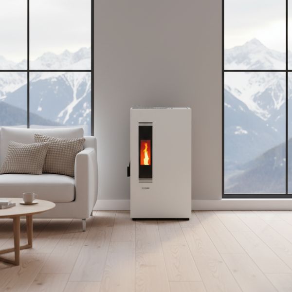 Estufa de Pellet MUNDOCLIMA BIOTHERM MILA 5kW - Diseño Compacto Eficiente