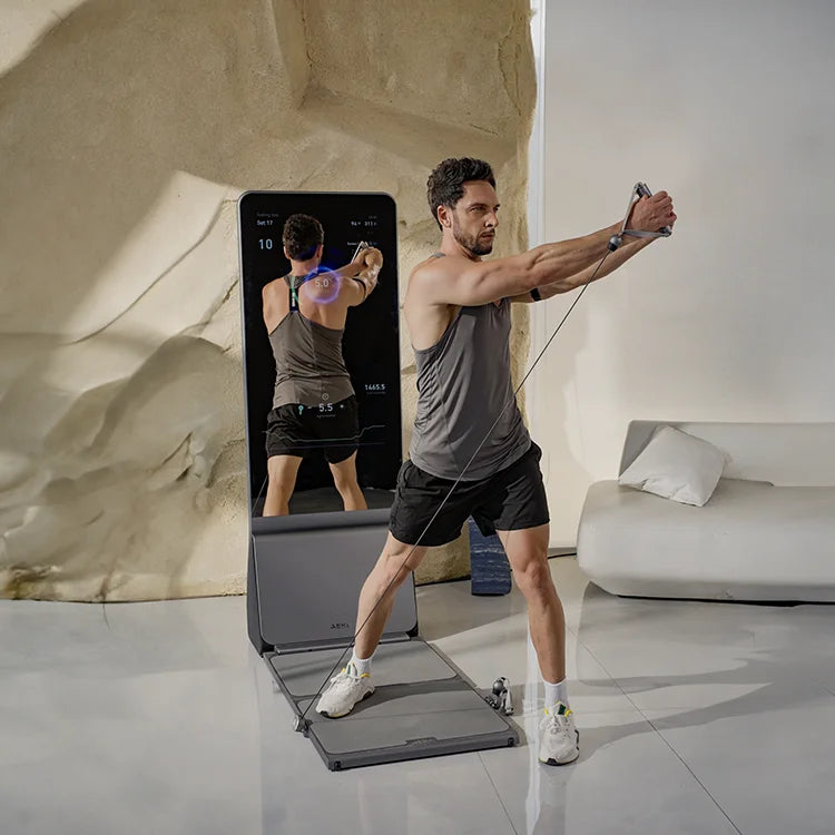 AEKE Smart Home Gym K1  Gimnasio Inteligente Multifuncional con Pantalla Táctil y Motor 750W