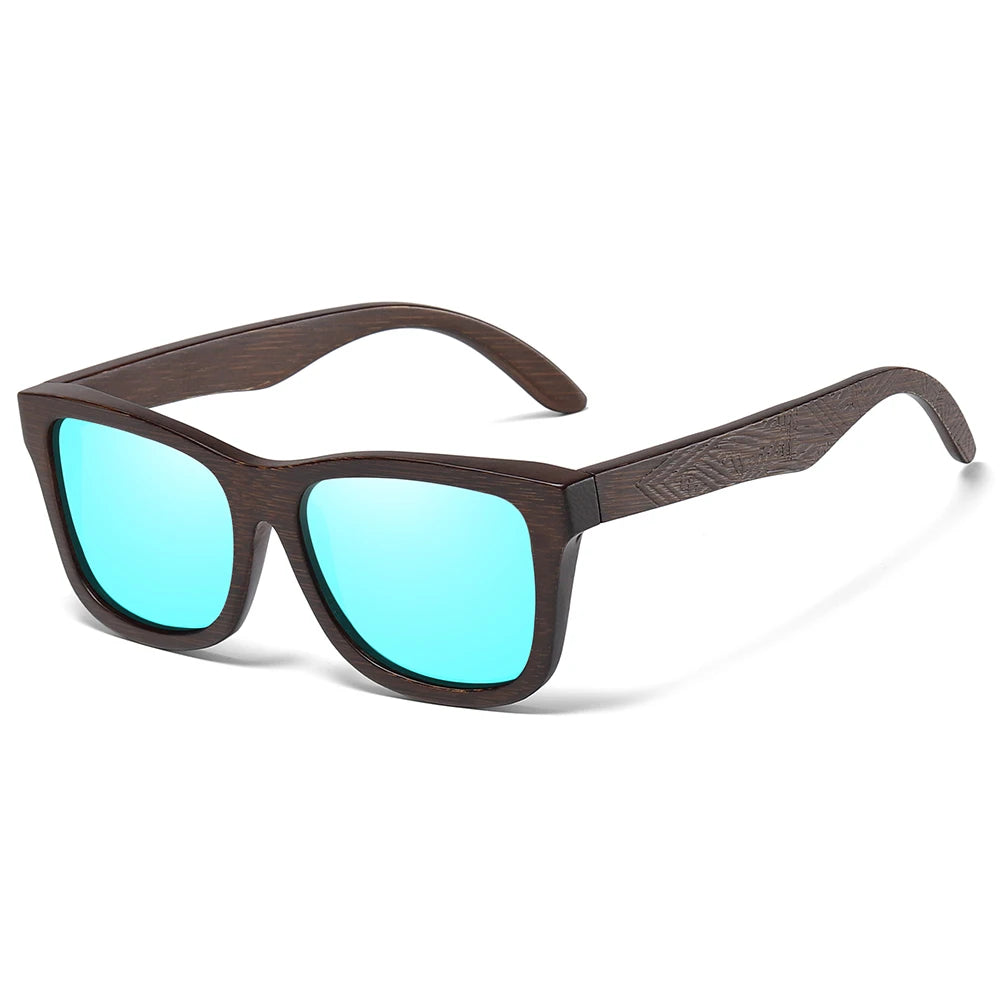 Gafas de Sol Bambú GM  Polarizadas UV400 con Lentes de Espejo