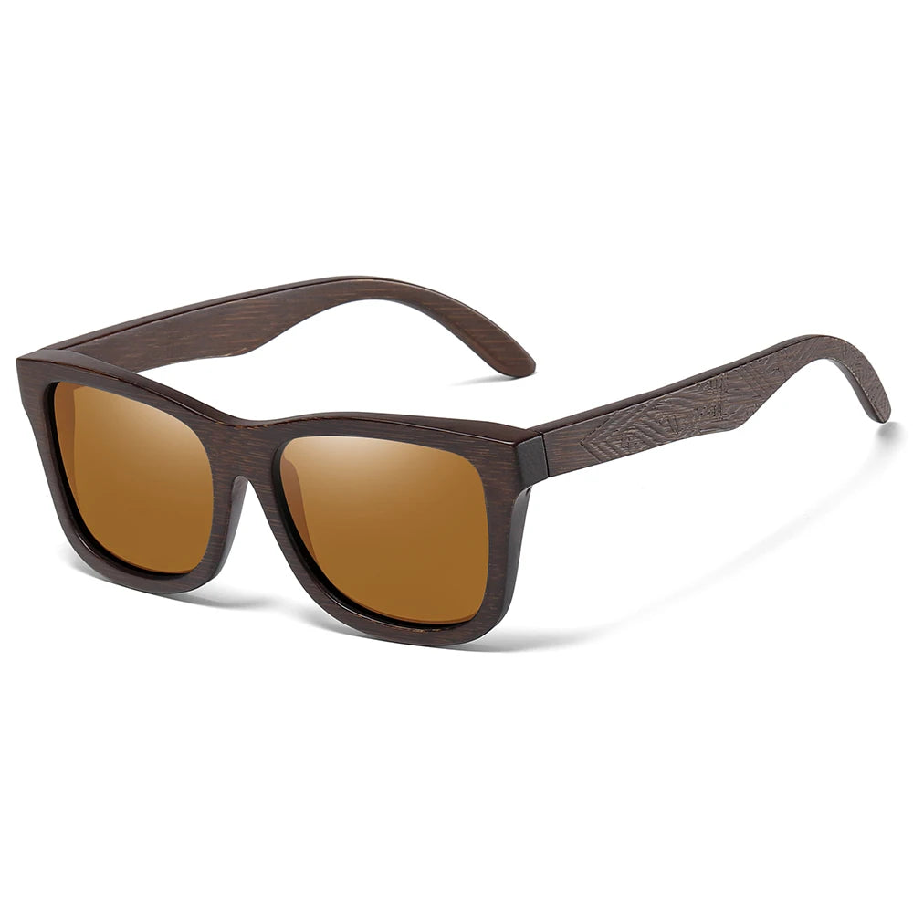 Gafas de Sol Bambú GM  Polarizadas UV400 con Lentes de Espejo