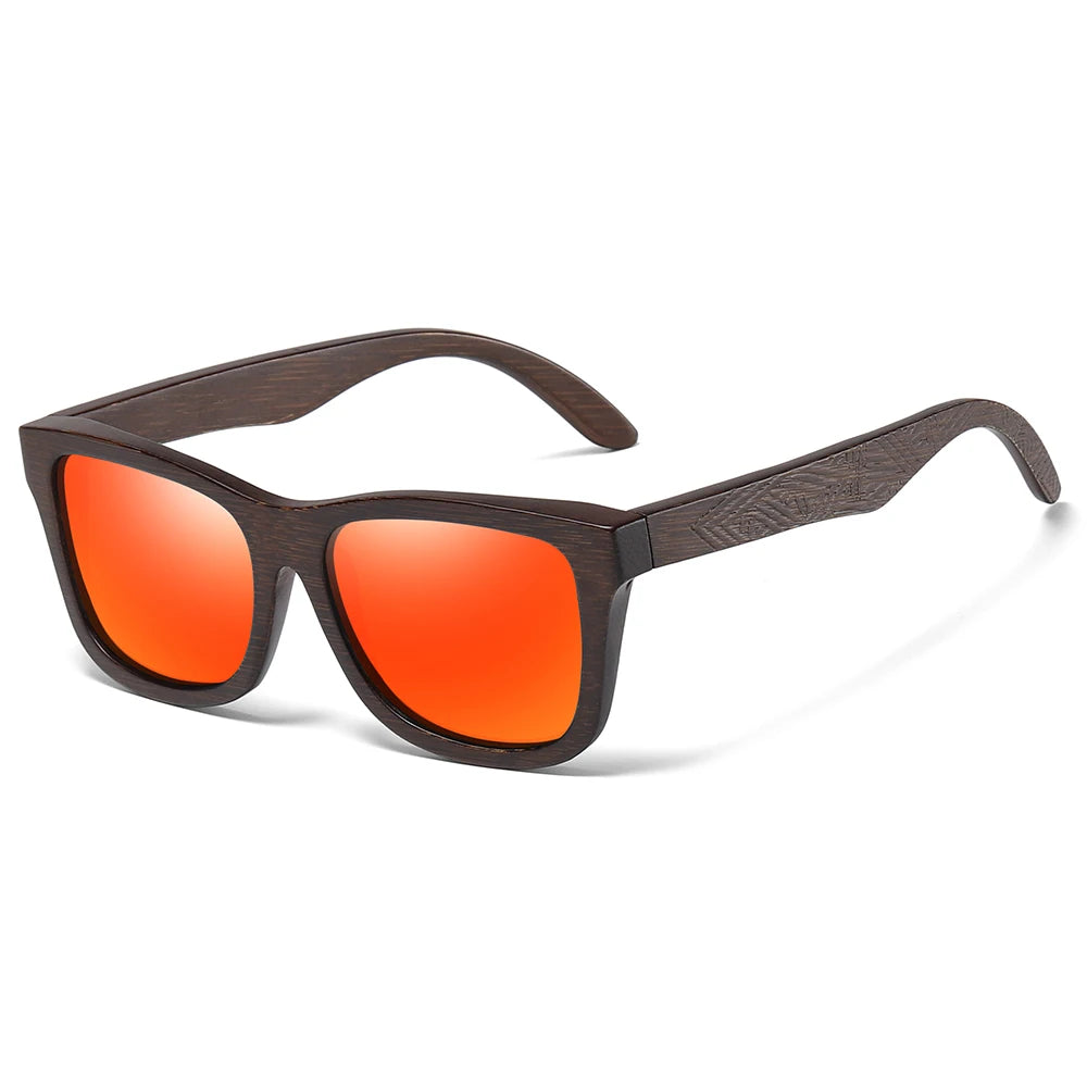 Gafas de Sol Bambú GM  Polarizadas UV400 con Lentes de Espejo