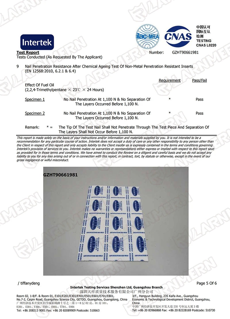 Zapatos de Trabajo LARNMERN  Botas Hombre Seguridad Antipinchazos