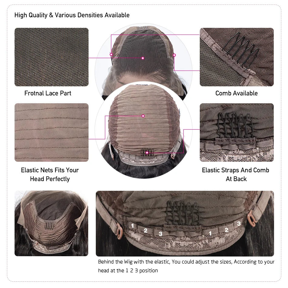 Peluca Cynosure HD 13x4 Encaje Transparente - Cabello Humano Ondulado