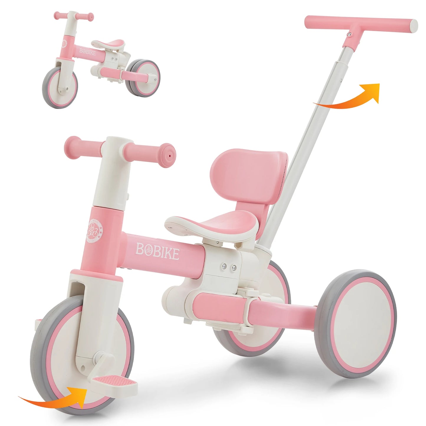 Bobike Triciclo Evolutivo 5 en 1  Bicicleta Infantil con Manillar de Empuje