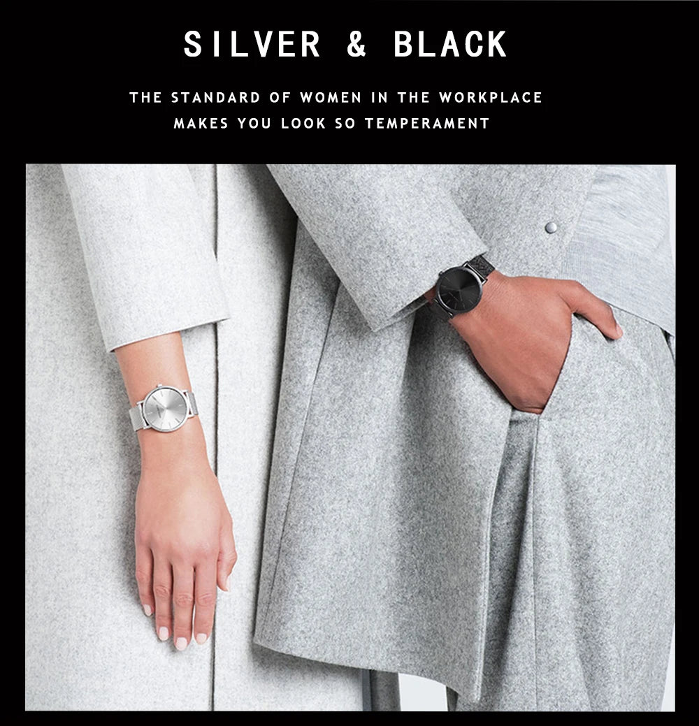 Reloj Mujer Hannah Martin HM-CC36 - 19 Colores Elegantes con Movimiento de Cuarzo