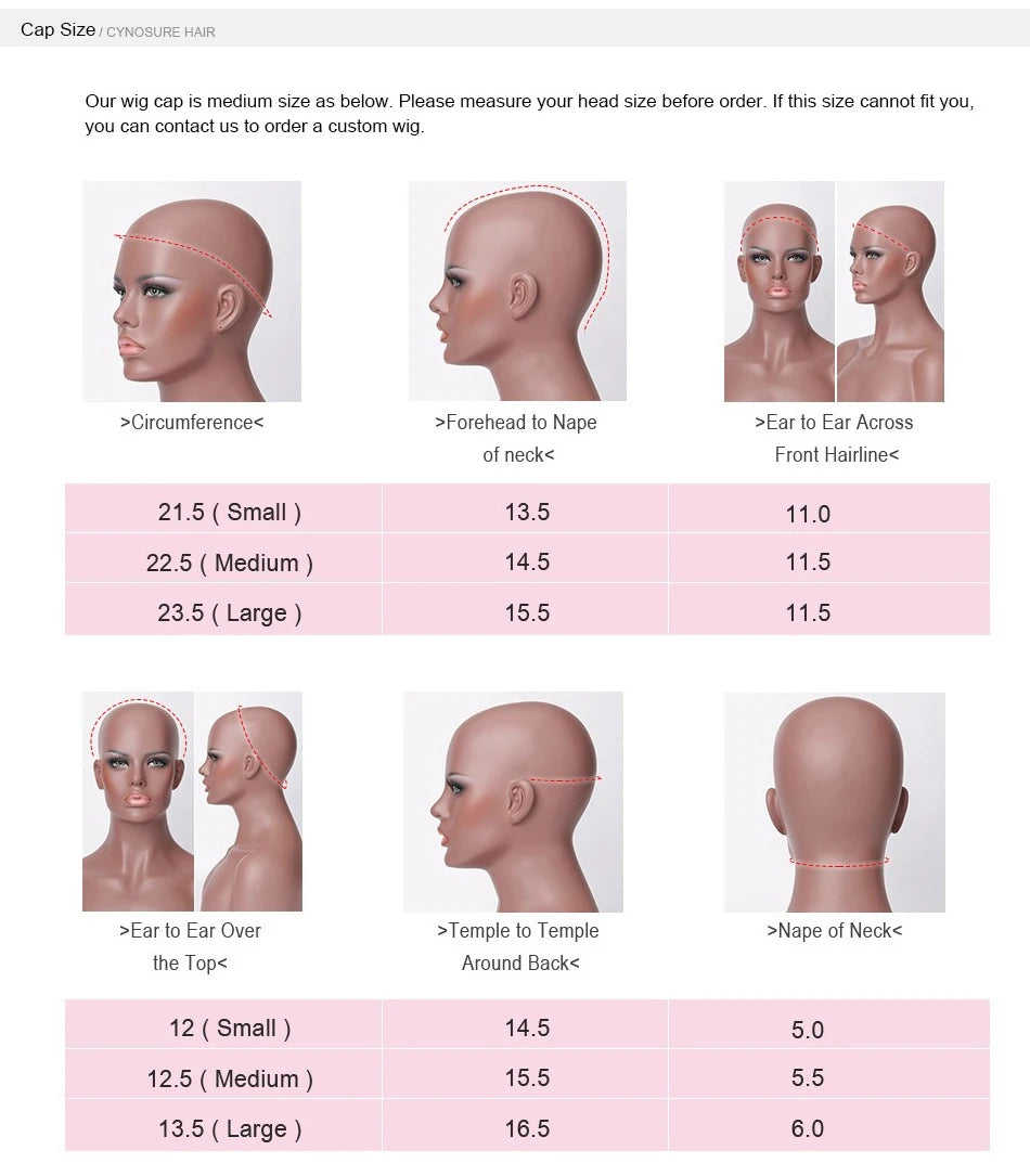 Peluca Cynosure HD 13x4 Encaje Transparente - Cabello Humano Ondulado