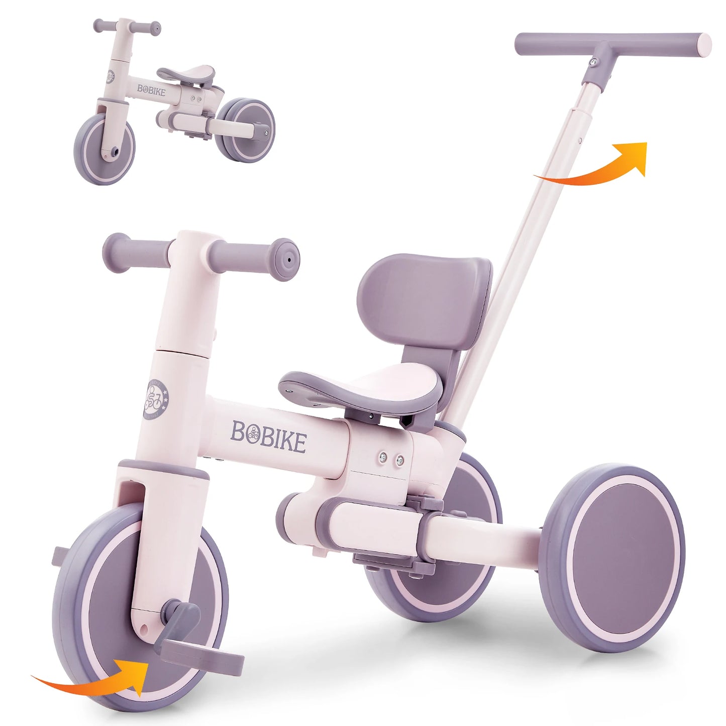 Bobike Triciclo Evolutivo 5 en 1  Bicicleta Infantil con Manillar de Empuje