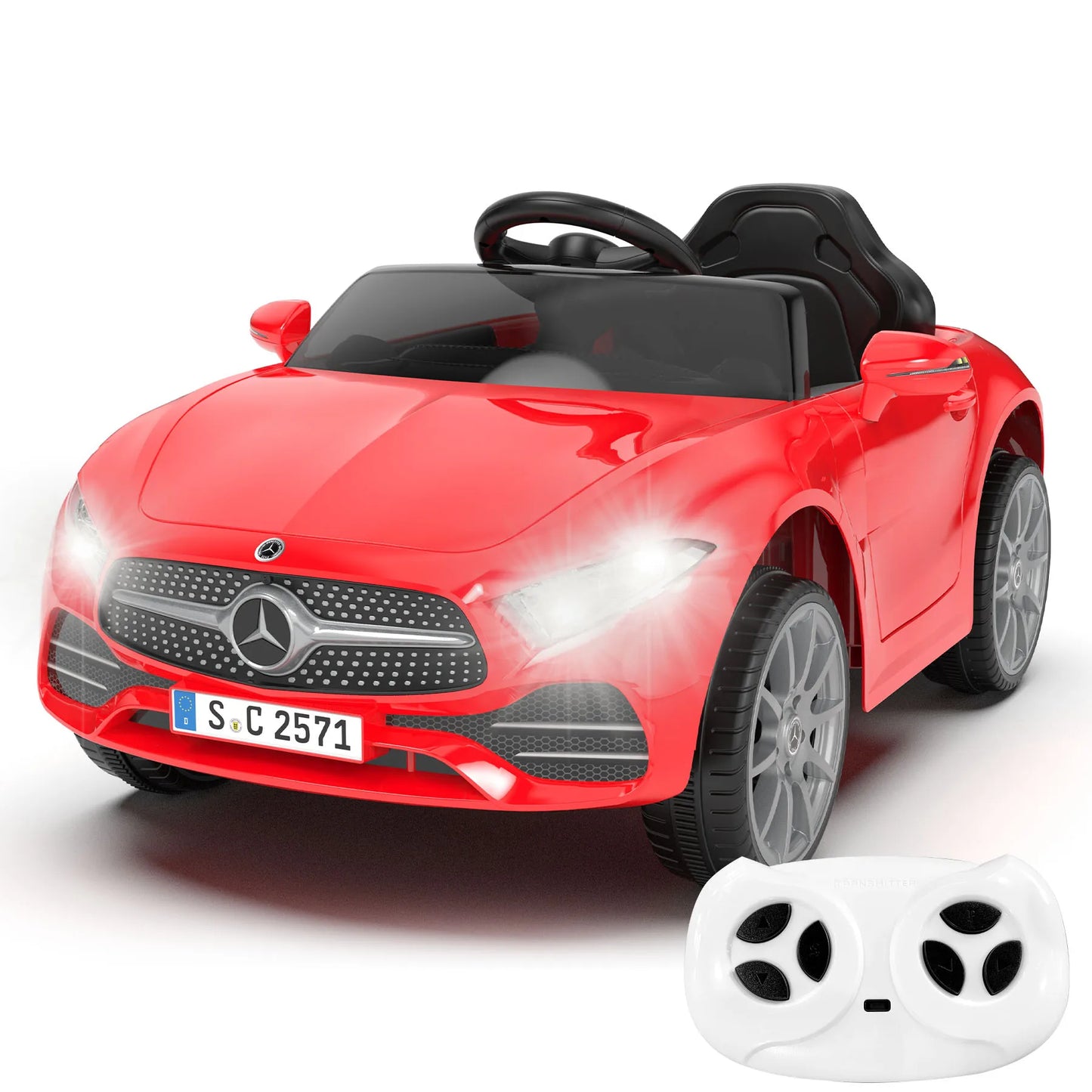 Coche de Batería para Niños 12V  Control Remoto y Luces LED
