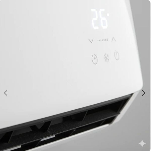 Calefactor PTC Split 1600W + Ventilador de Pared con Control Remoto y Temporizador