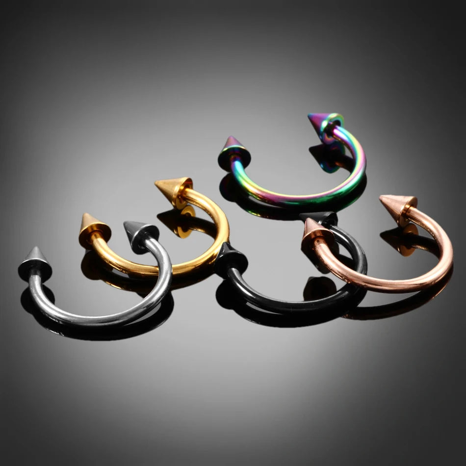 Piercing de Titanio Circular - Joyería Corporal Septum, Tragus y Ceja 16G