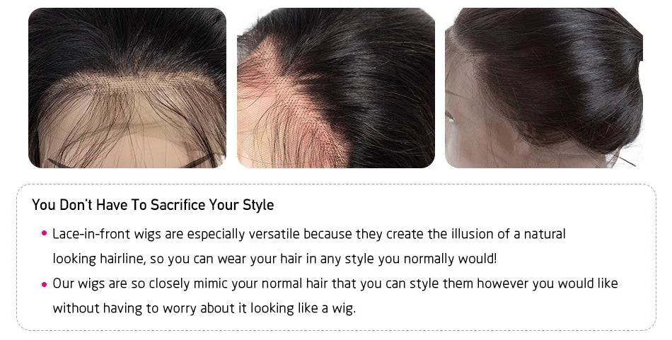 Peluca Cynosure HD 13x4 Encaje Transparente - Cabello Humano Ondulado