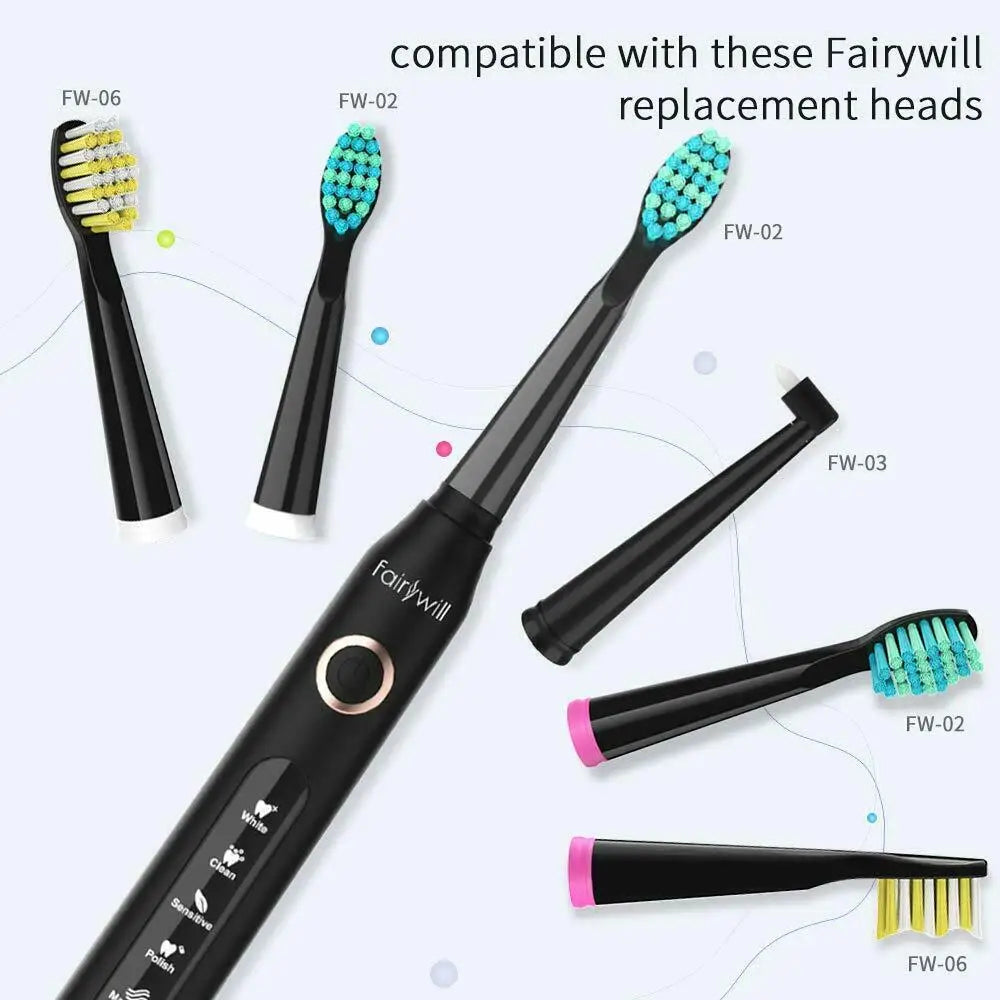 Fairywill FW-507  Cepillo de Dientes Eléctrico Sónico Recargable USB