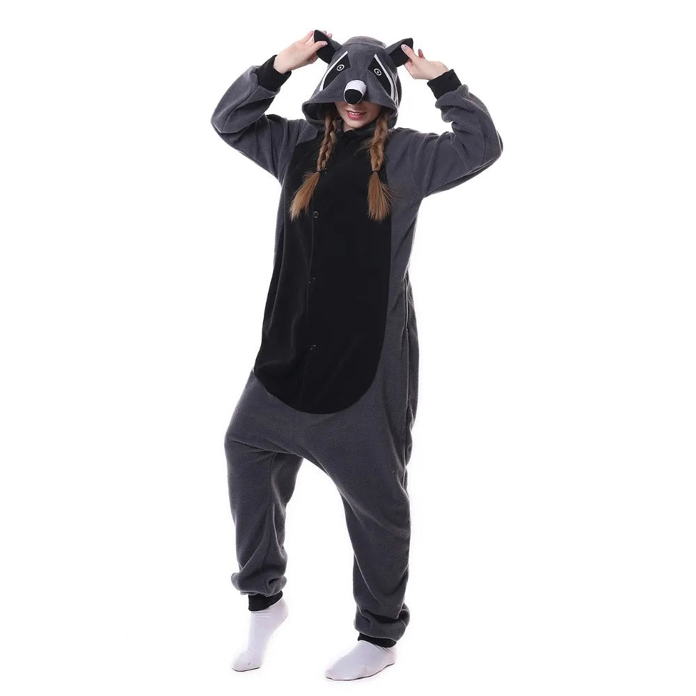 Kigurumi Animal Adultos - Pijama Onesie Invierno Divertido